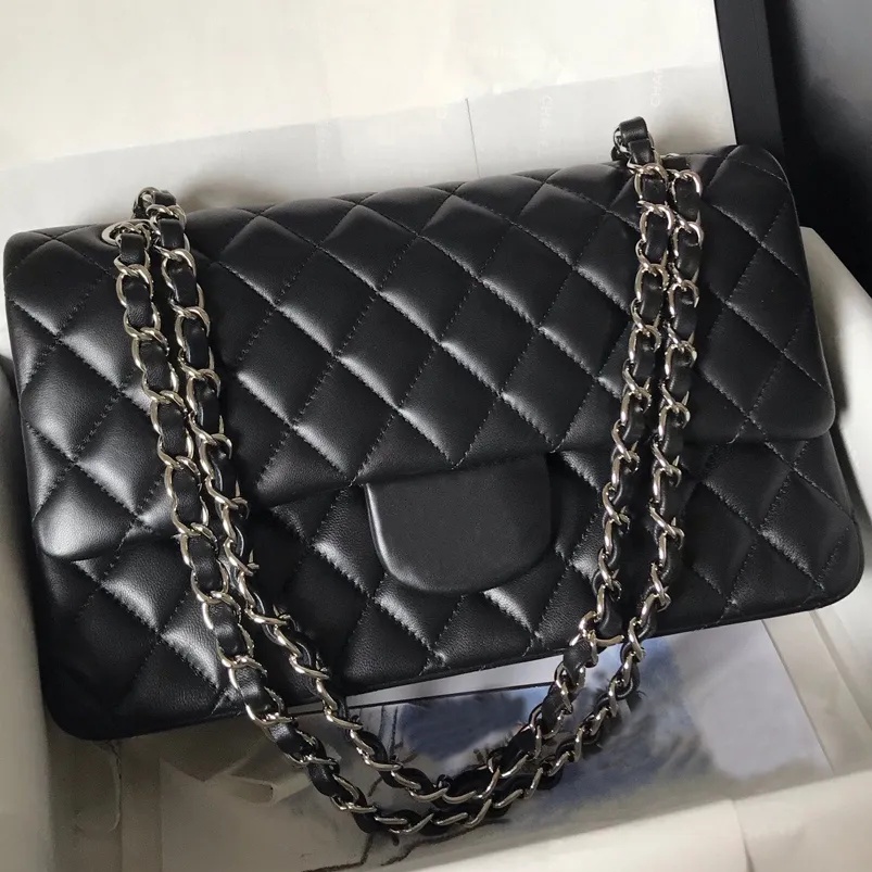 Designer Shoulder bag Classic Plaid Lattice Flap Totes Ladies Handbag Series Chain Square Purses Genuine Luxury bags Women Leather Bags Purse Double Letter bag
