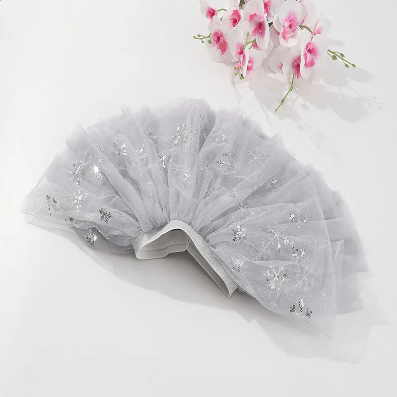 Fashion Baby Girl Skirt Mesh Tutu Tulle Long Length Teenager Girl Clothes Elegant Princess Snow Kids Clothing Children skirt 250319