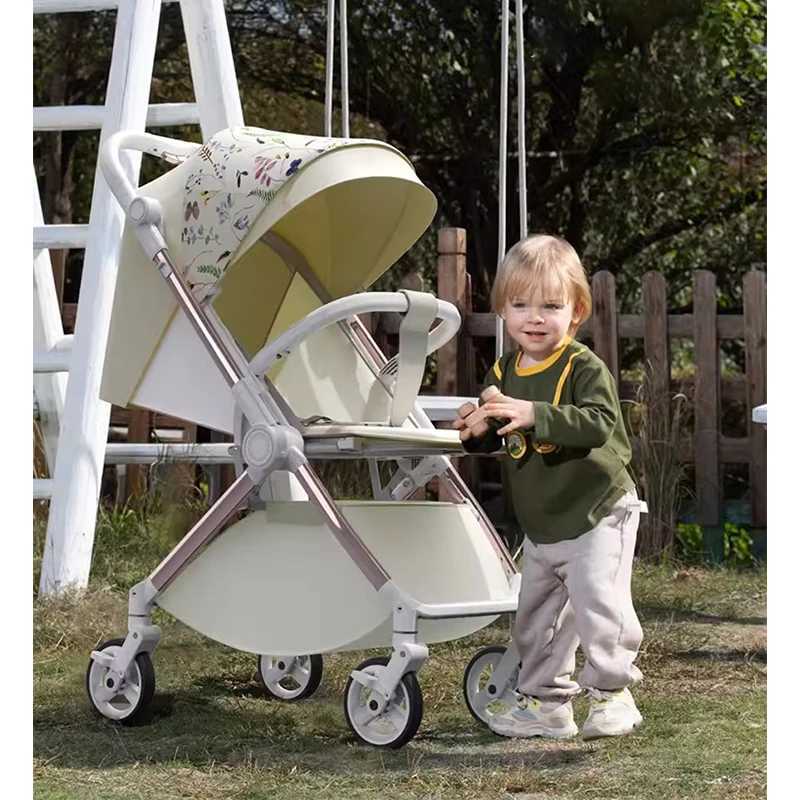 Multi functional panoramic baby stroller provides your baby with the most comfortable travel experience Z250319