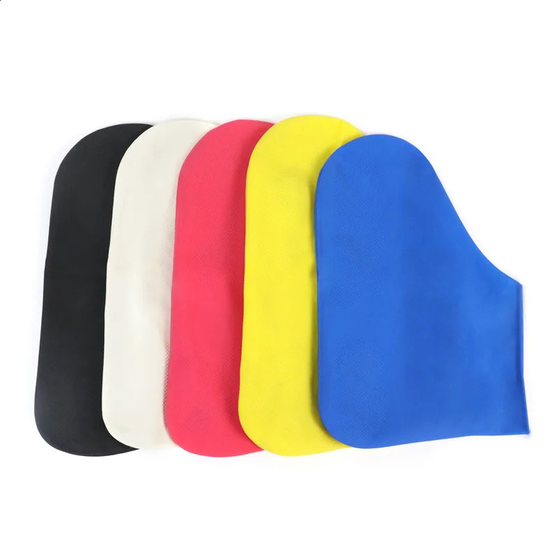 Elastic waterproof shoe cover outdoor rain boots silicone anti slip PVC medium thick latex 250318