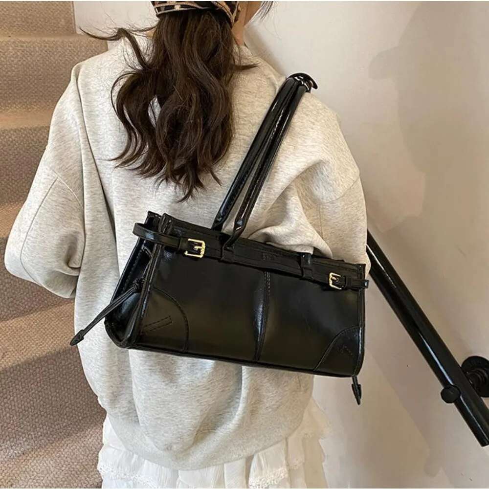 Tote Women's Messenger Black Shoulder Wallet Soft Leather Cross-Border Bag Handbag Women's