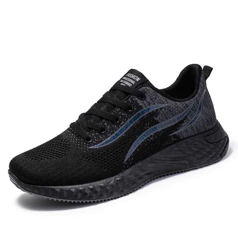 Mens breathable mesh sports shoes fashionable spring and autumn new Korean running shoes versatile and lightweight casual shoes Z250319