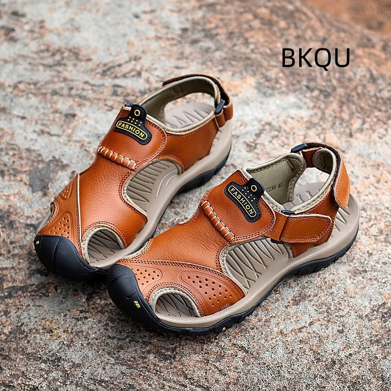 Mens Summer Sandals Fashion All-match Trendy Comfortable Breathable Massage Wear-Resistant Sports Big Size Casual Summer Main 250317