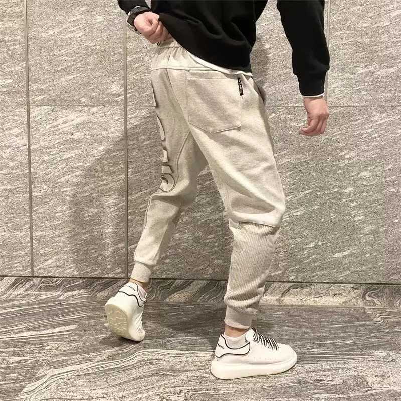 Harem Mens Sweatpants 2025 New In Sport Elastic Goth Y2k Trousers Korean Style Track Stylish Flated Summer Man Sweat Pants XL X250319