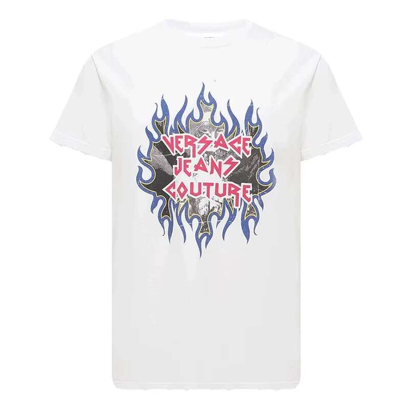 2025 Street Plus-Size Men's Short Sleeve Oversize Fashion Neutral Cotton T-Shirt Round Neck