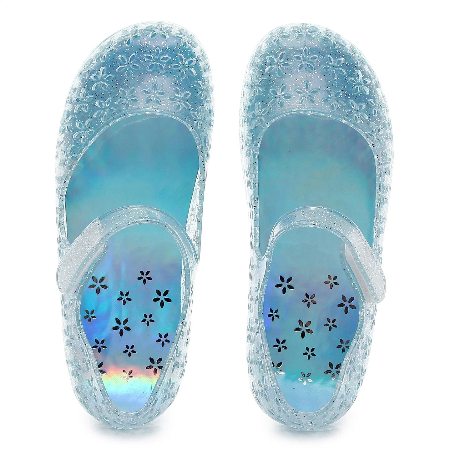 Childrens PVC Jelly Sandals Magic Simple Princess Beach Shoes Baby 250312