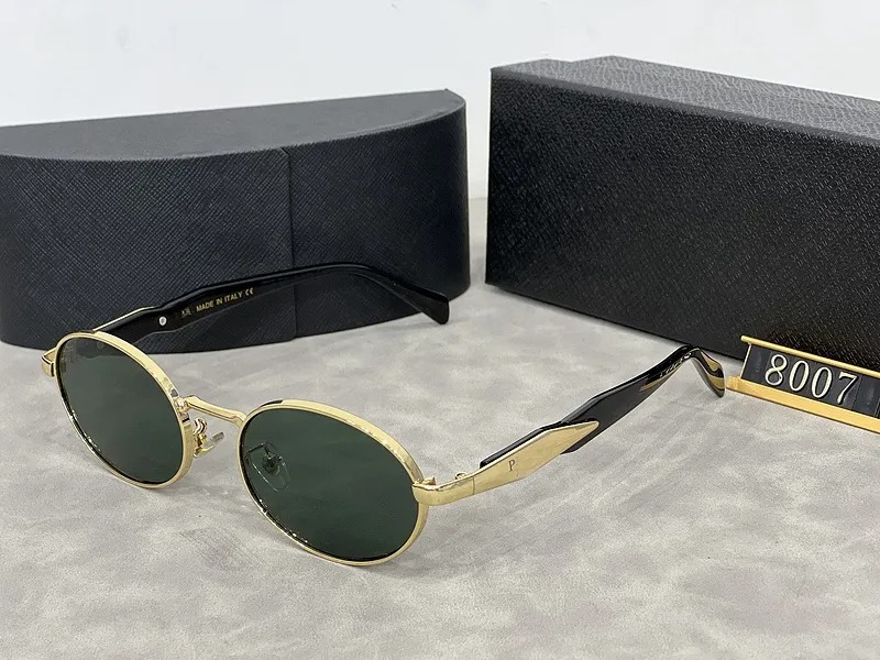2025 kids luxury men metal oval sunglasses Z260305