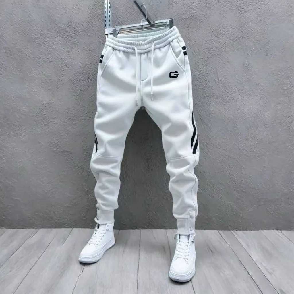 2024 New Men Joggers Autumn Sweatpants Winter Drawstring Casual Pants Workout Running Cotton Sports Trousers Men Clothing X250319