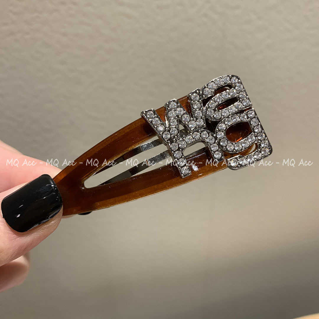 Hair Clips Barrettes Wangs Jelly Colored Hair Clip Small Fragrance Style Diamond Studded Broken Autumn and Winter Bangs Side High-end H250318