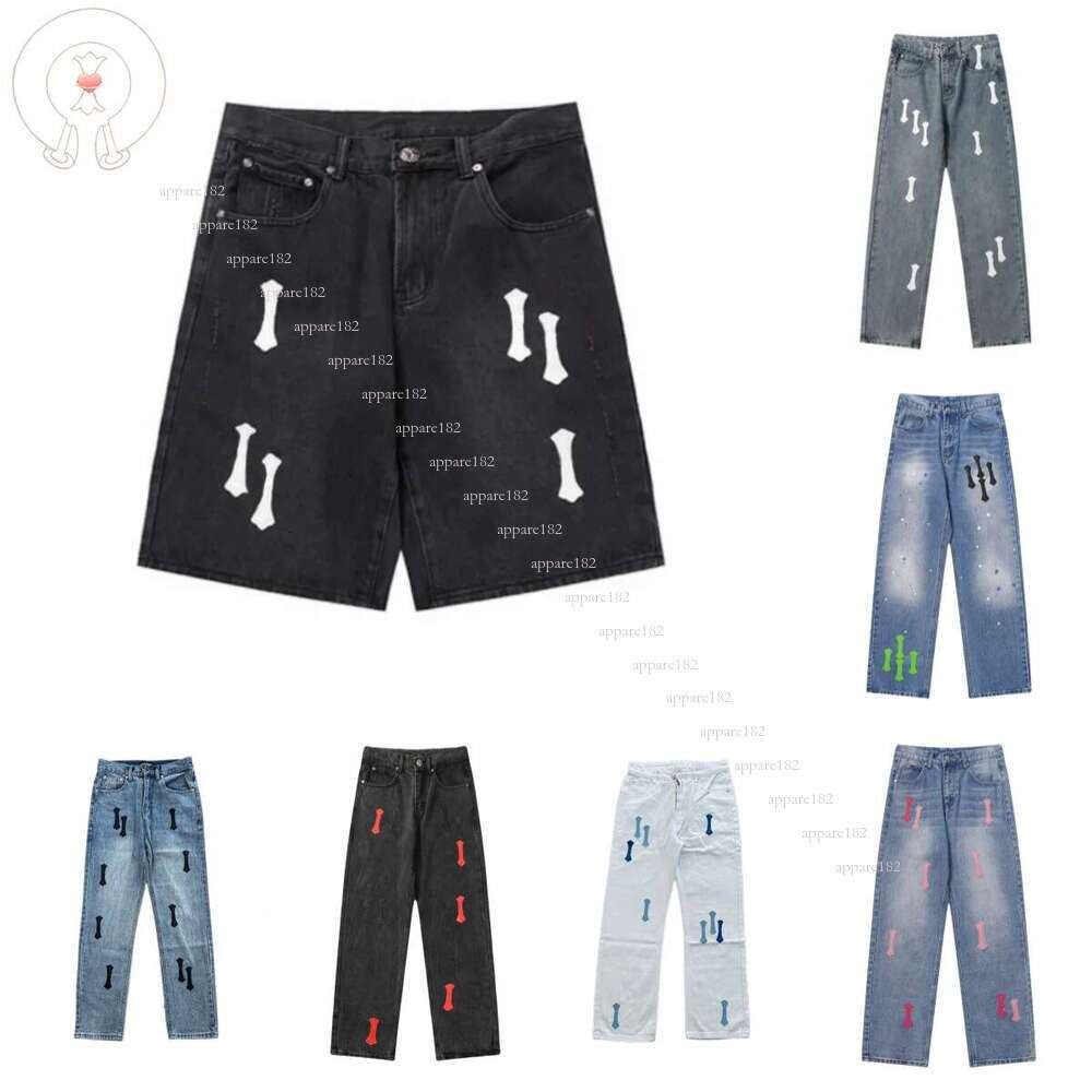designer chrome jeans clothe pants for men high quality CH brand pure cotton luxuryuu denim jean women hiphop casual long pant 5s dc 09 e4