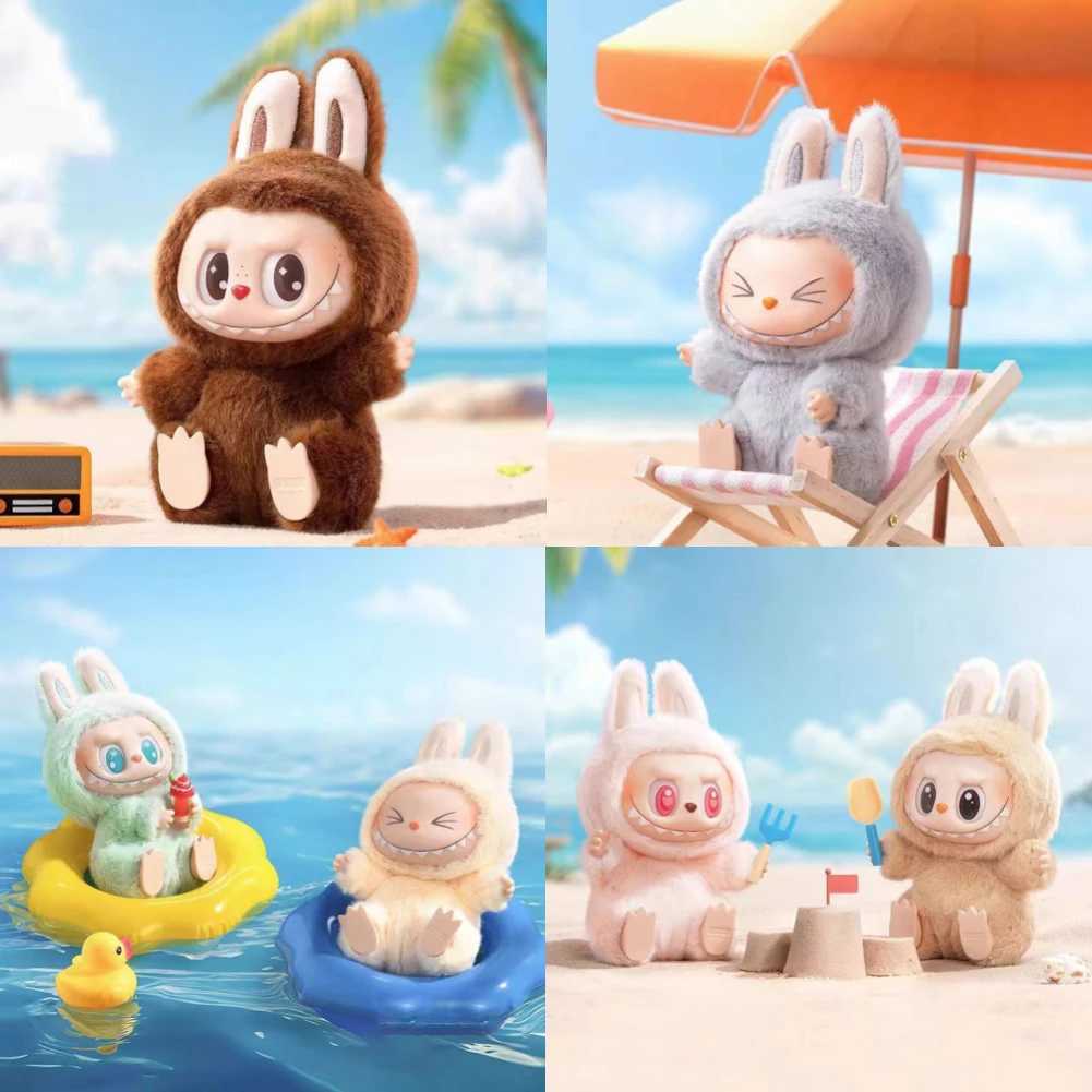 LABUBU THE MONSTERS Anime Figure Have A Seat Series PVC Pendant Doll Model Toy Kawaii Monster Replica Keychain Toy Birthday GiftT250318