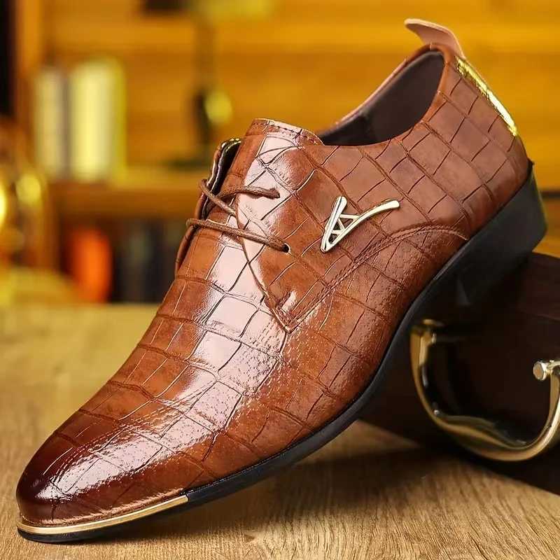 Mens leather shoes black soft leather sole spring/summer B mens formal business attire size 38-48XJ250319