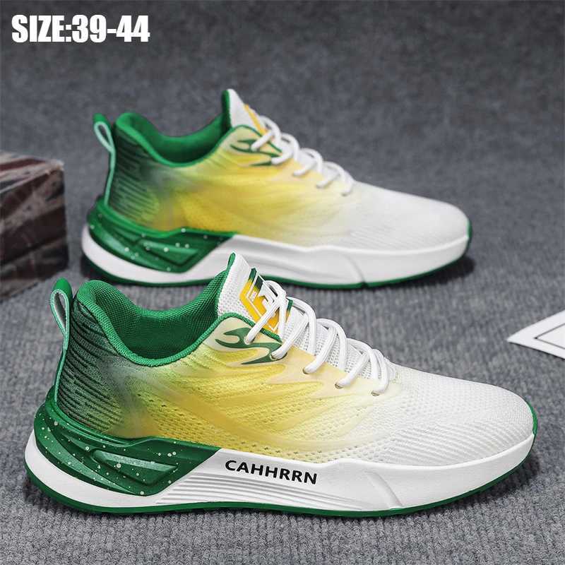 Flying Woven Shoes Mesh Fabric Sports Shoes Casual Mens Shoes Daddy Shoes All Matching Student Fashion Shoes Outdoor Sports Z250319