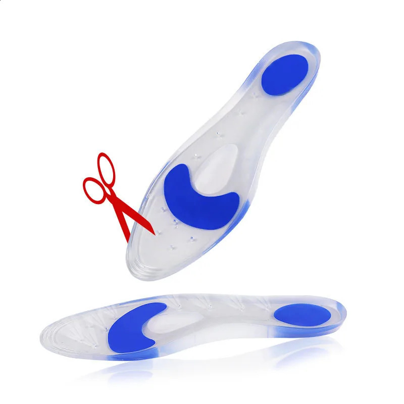 Silicone Orthopedic Insoles Flat Foot Correction Arch Support Sports Massage Insole Heel Pain Foot Pad Men Women Shoe Insole 250319