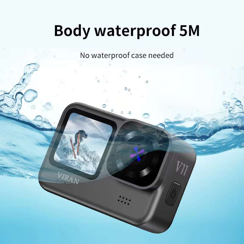 V11 5K Sports Cameras Factory Supplied 5K30 FPS Ultra High Definition Dual Color Waterproof Camera