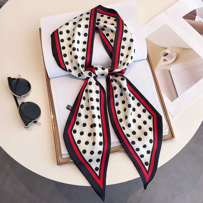New Fresh Style Luxury Hair Scarf Long Fashion Wen band Brand Silk Bag Ribbon Design Wrist Towel Foard Neckerchief X250319