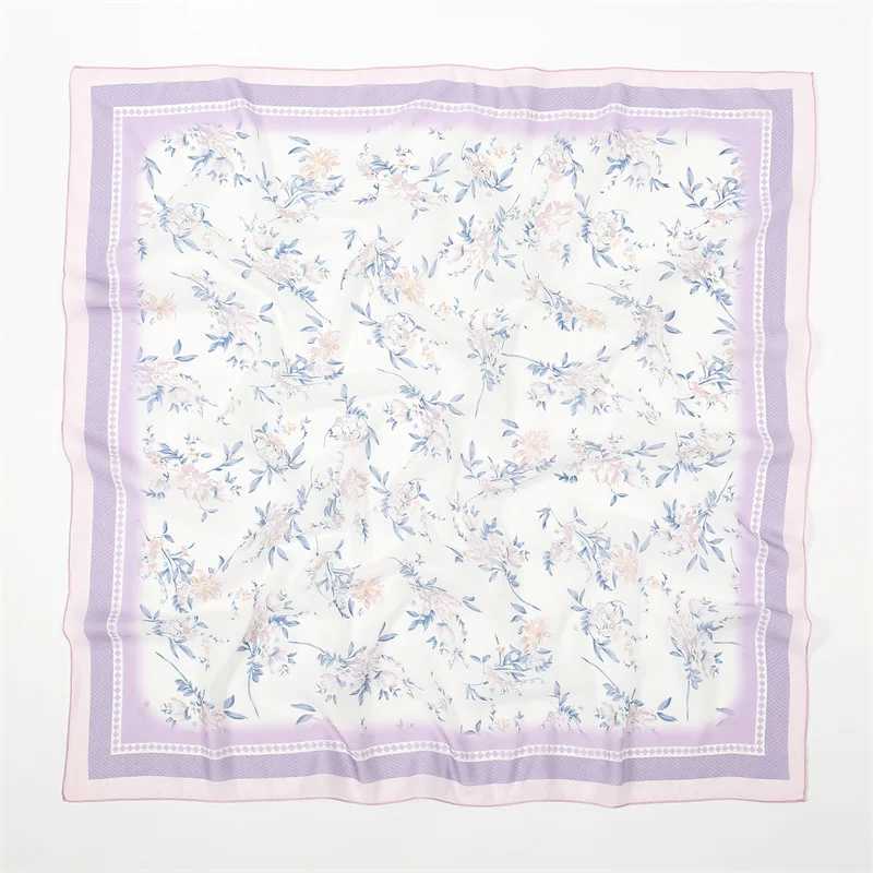 Silk scarf text 90 * 90cm square fashionable scarf printing design hair muffler with neck womens headscarf packaging tape X250319