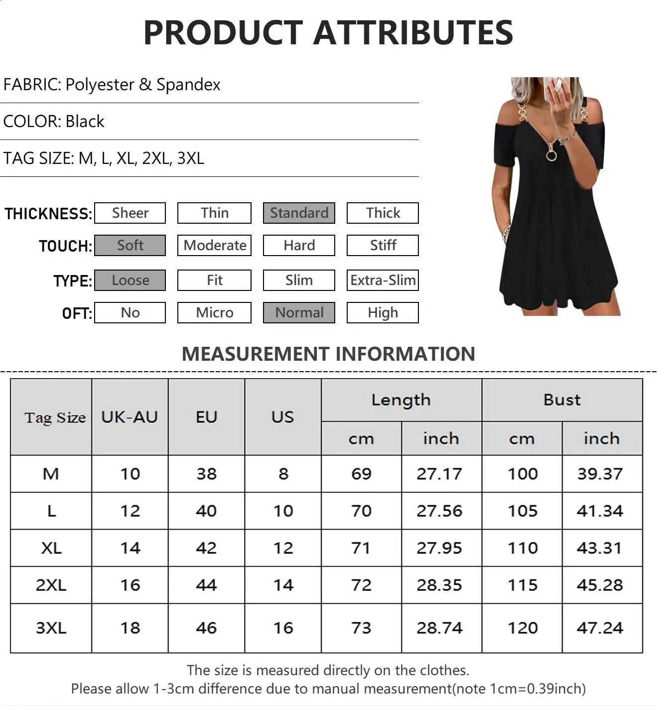 Fashion Womens Summer Casual Plus Size Dress Chain Closed Vneck Sleeveless Sexy Solid Color Communicating Daily Wear 250319