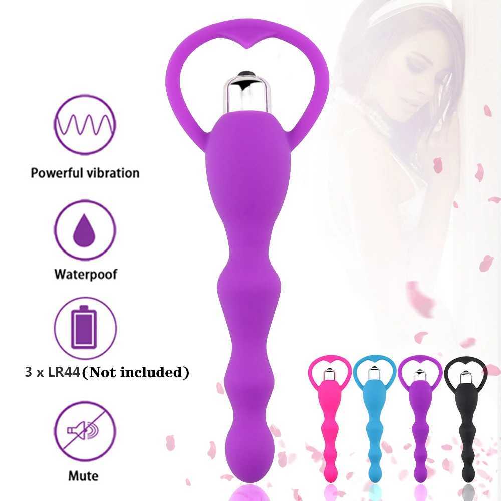 1/10 mode masturbation sex toy female anal vibrator soft silicone plug fake penis couple buttocks plug silicone adult product 18+ W250319