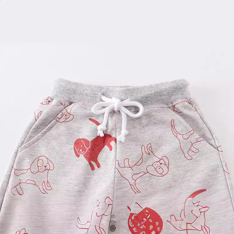 Little maven Shorts for Children Summer Clothes Boys Kids Clothes Cotton Trousers Childrens Clothing Dogs Short Pants 250319