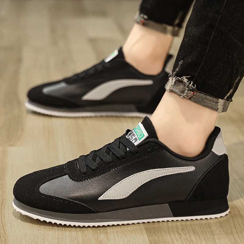 Hot selling blue mens fashionable sports shoes classic leather sports shoes mens training shoes designer sports shoes mens running shoes Z250319