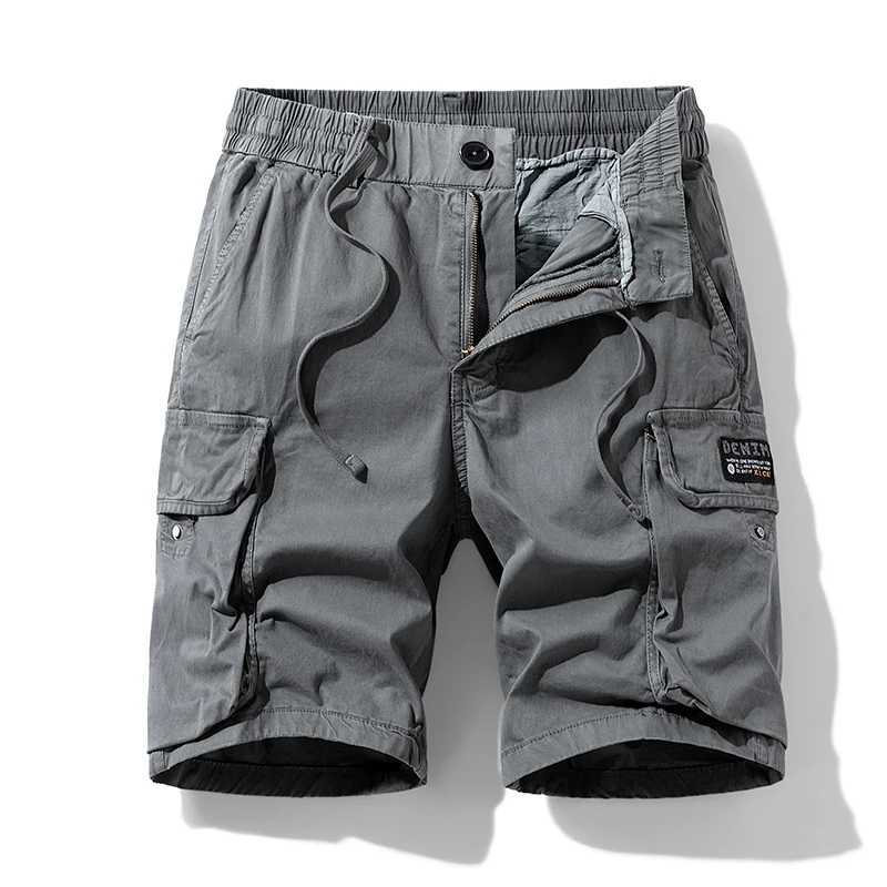 Summer mens cotton cargo shorts mens jogging sports casual beach shorts mens Bermuda streetwear outdoor fashion shorts Trouser W250319