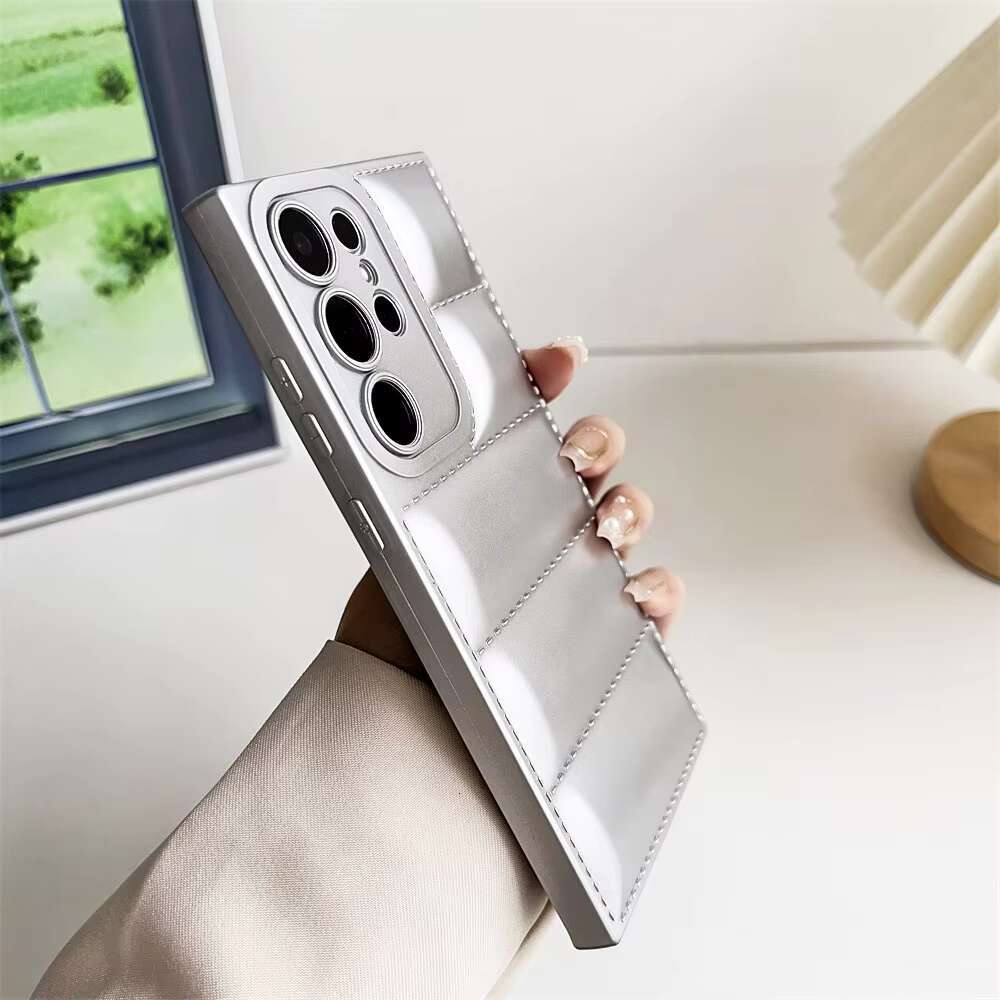 Dropshipping Samsung Galaxy S25 Ultra TPU down Jacket Design Mobile Phone Case