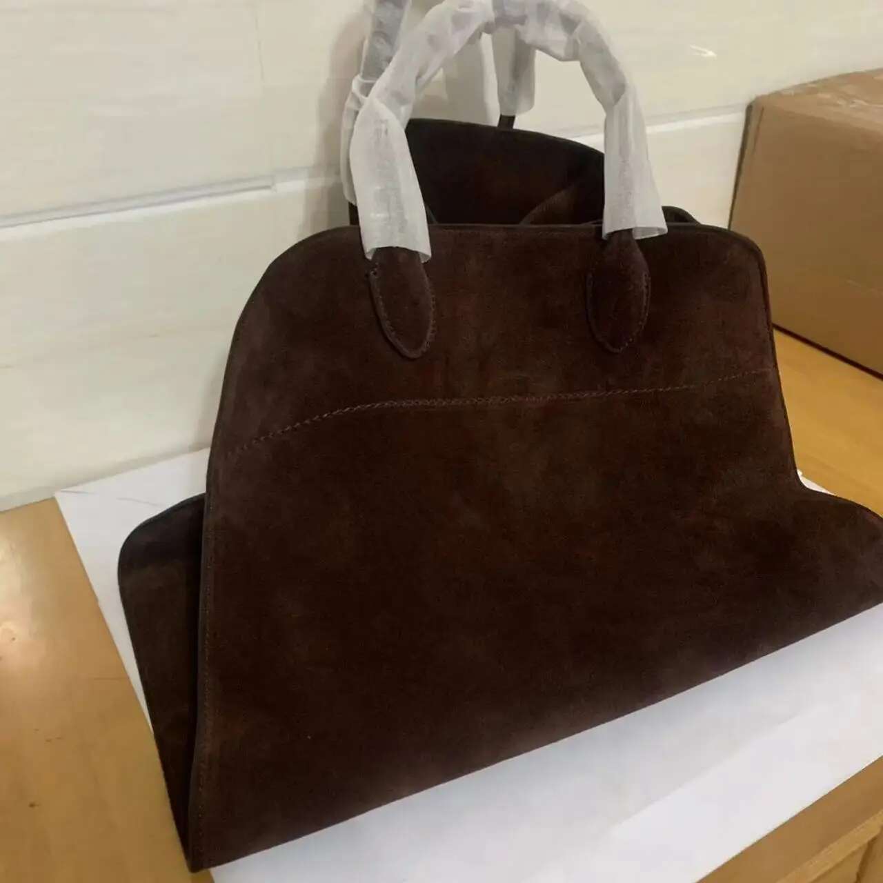 S Factory Direct Sale Natural Leather Purely Handmade Soft And Odorless Large Capacity Handbag Shoulder Bag