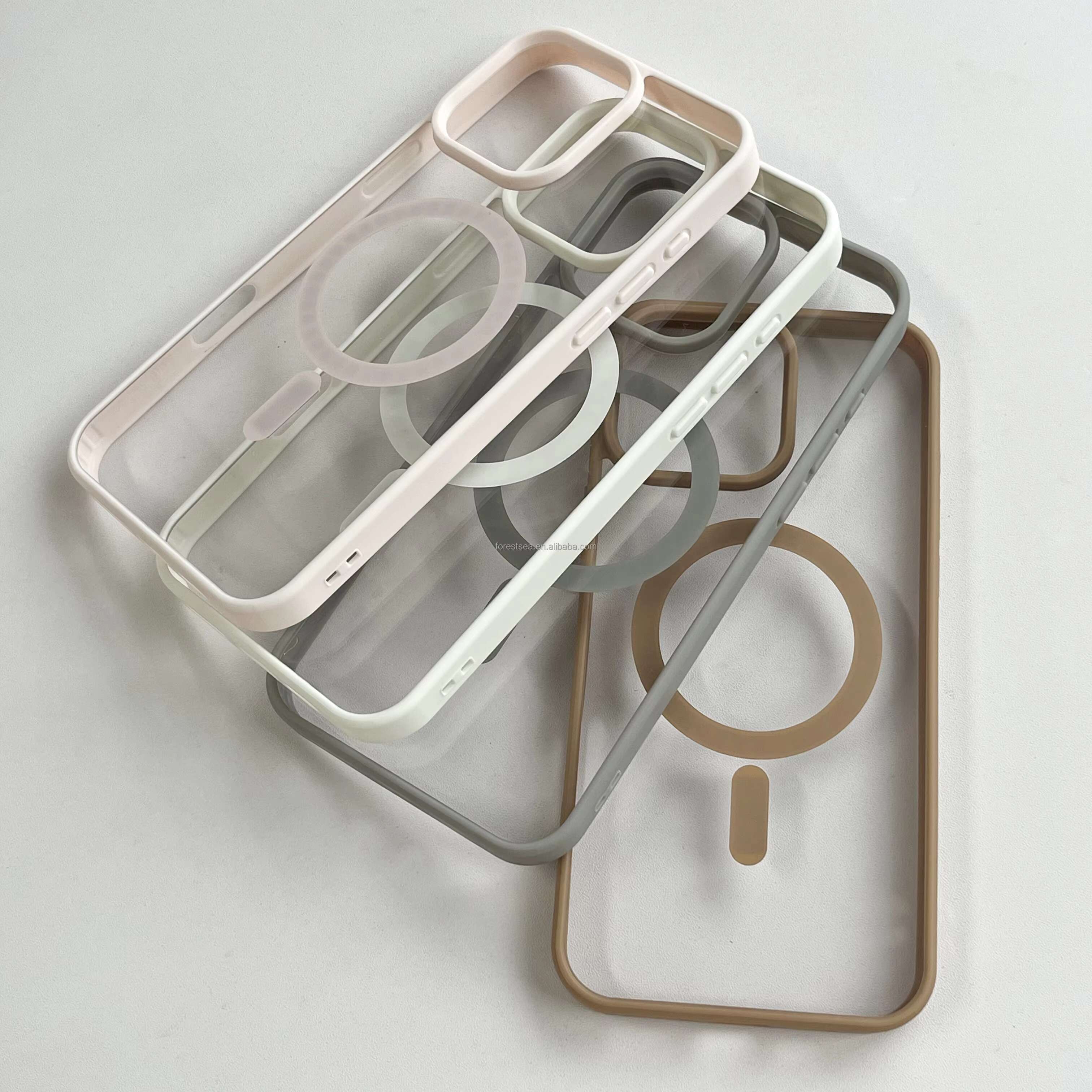 Spot Crystal Phone Case Magnetic Wholesale Flexible Full Cover Shockproonti-Drop for iPhone 16 Pro Max 15 14 Plus 13