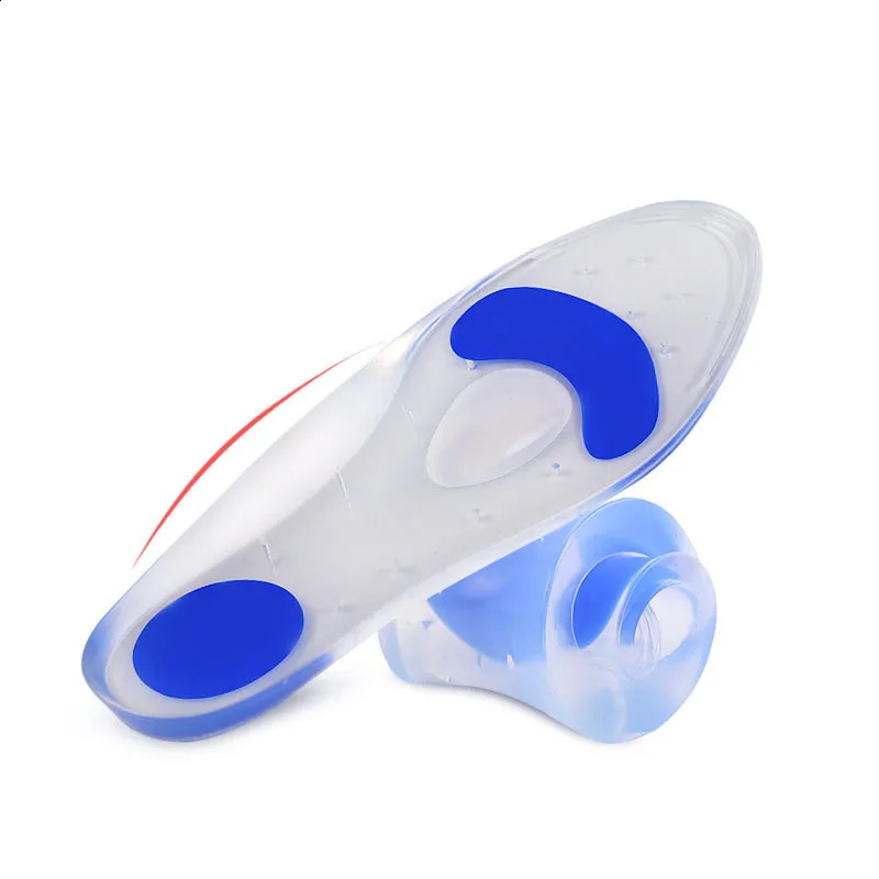 Silicone Orthopedic Insoles Flat Foot Correction Arch Support Sports Massage Insole Heel Pain Foot Pad Men Women Shoe Insole 250319