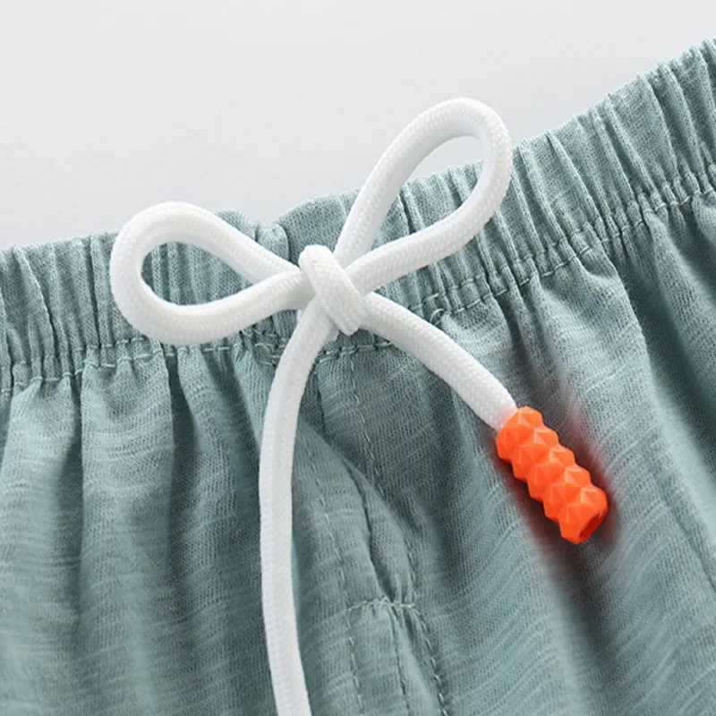 Leisure childrens mosquito net harem pants summer thin baby boys and girls soft loose cotton pants solid color Trouser childrens clothing 0-5 YT250318