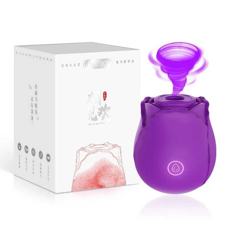Female vibrating rose vibrator adult sex toy sucking massage sex toy W250319