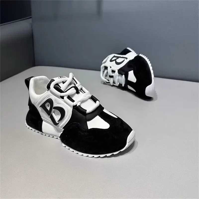 Mens Sneakers 2025 New Trend Personali Casual Shoes Chunky Lace Up Running Shoes Luxury Vcanize Footwear Tenis Mascino Z250319