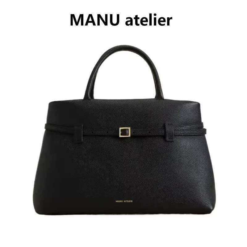 MANU Atelier Retro Tote Handbag With Large Capacity, High , Fashionable Commuting Women's Bag