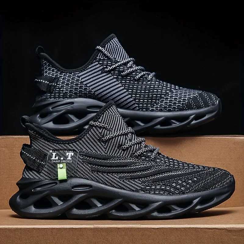 Mens Lightweight Fashion Plus Size Casual Sneakers Sports Mens Shoes Comfortable Breathable Shock Absorber Running Shoes Male Z250319
