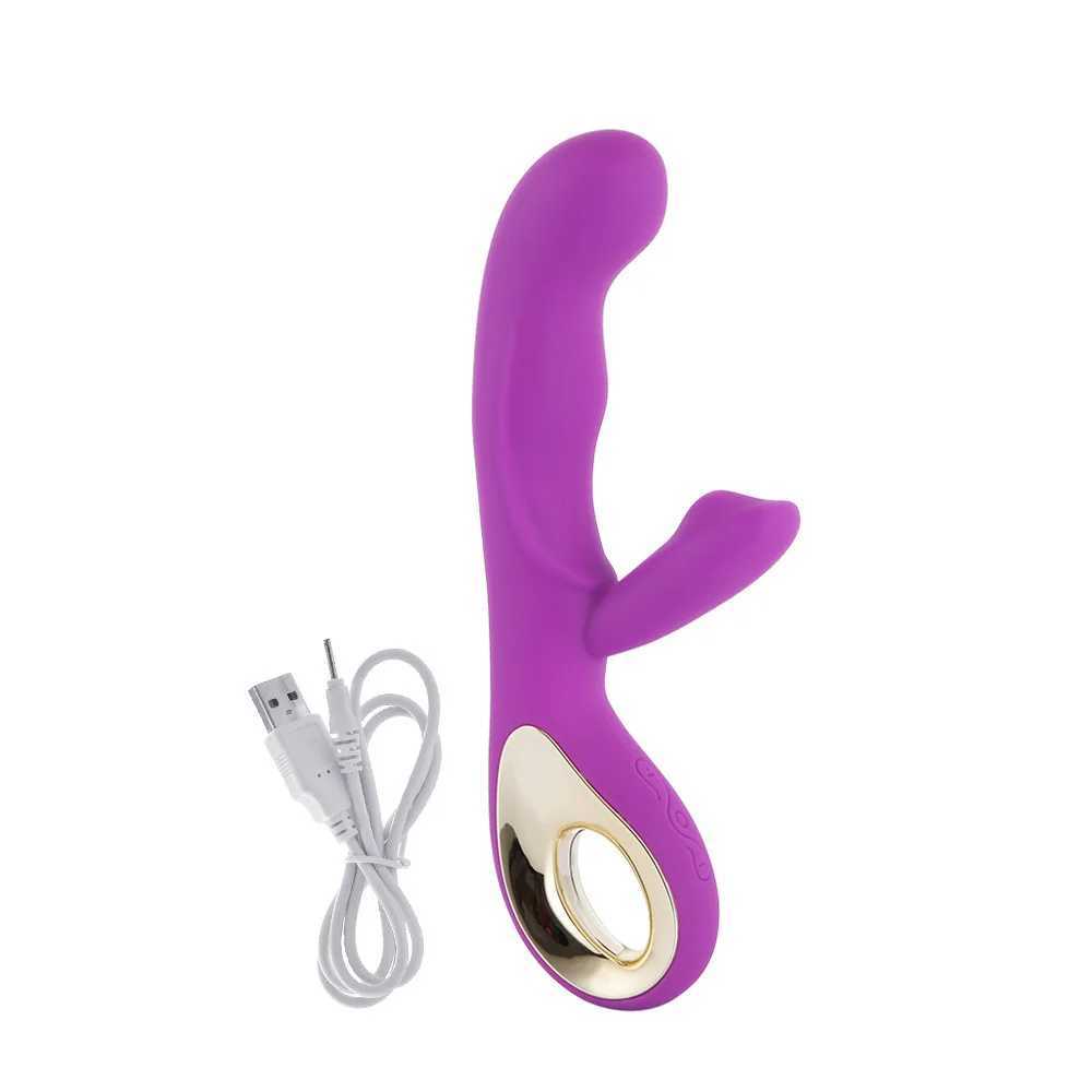 2023 Rabbit Pushing Vibrator Automatic Telesic G-Spot Clitoris Stimulator Female Adult Masturbation Toy W250319