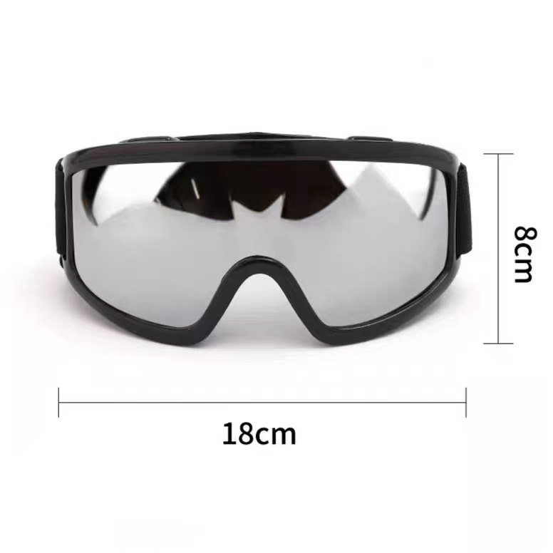 Large Dog Goggles with Wind & UV Protection - Comfortable Eye Wear