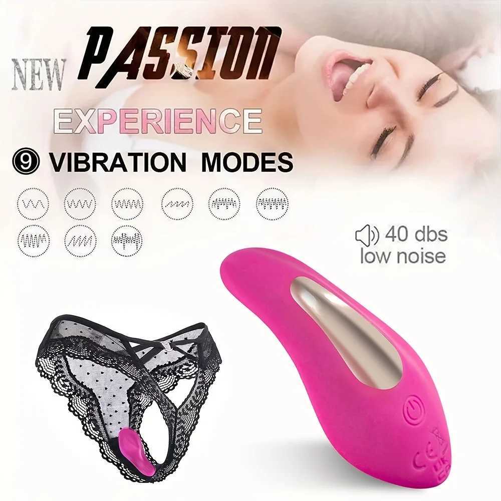 Wearable vibrator sex toy suitable for women with 9 modes powerful functions two-point stimulation personal massage rechargeable couple sex toy W25031