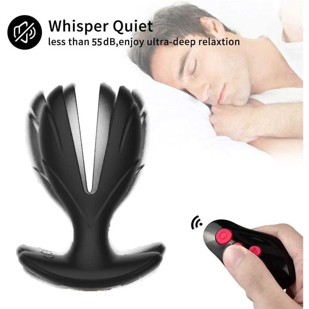Electric shock pulse anal vibrator vibration extender plug prostate massager suitable for men women G-spot vibrator sex toy coupler W250319