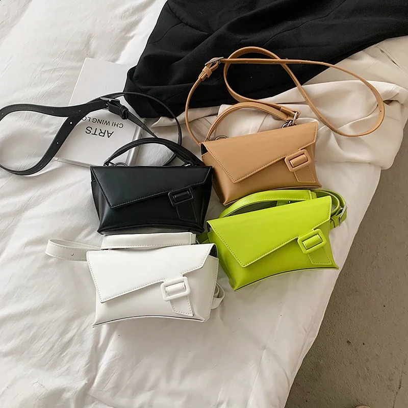 Womens Belt Bag Fashion Trend Shoulder Cross Body Bag Leather Fanny Bag Waist Bag Womens Square Handbag Waist Bag 250317