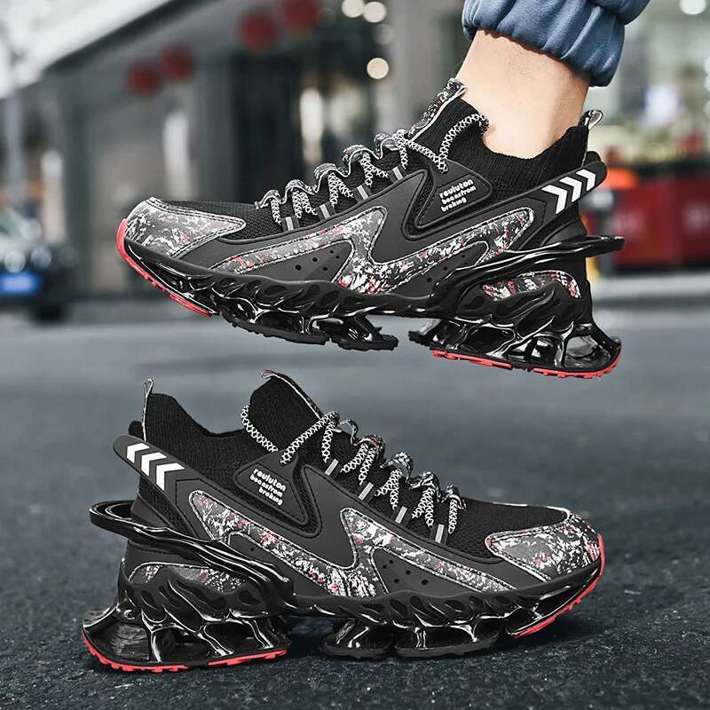 2025 New High end Men's Carbon Plate Running Summer Ultra light Shock Absorber Rural Trendy Blade Designer Fashion Sports Shoes Youth