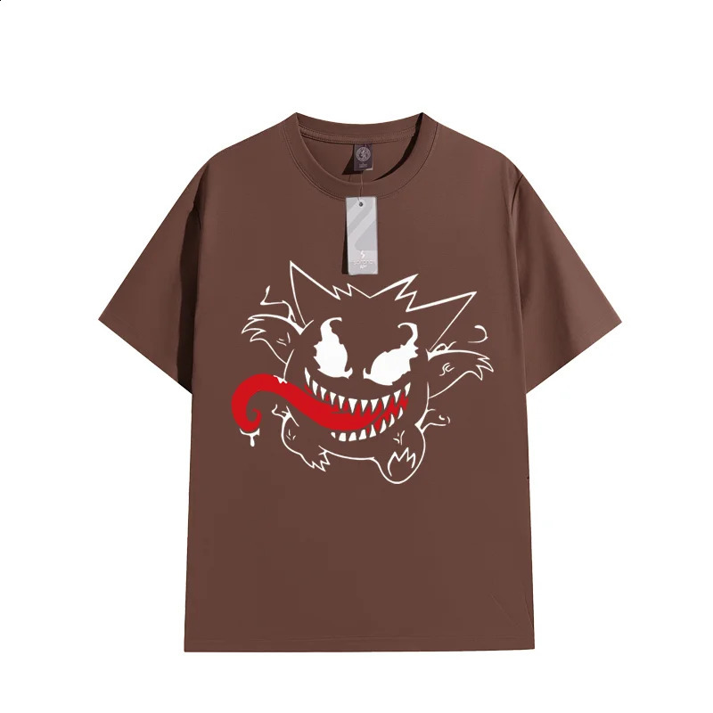 High quality loose fit suitable for European sizes 100 pure cotton printed fashionable mens and womens Tshirts short sleeves summer 250319