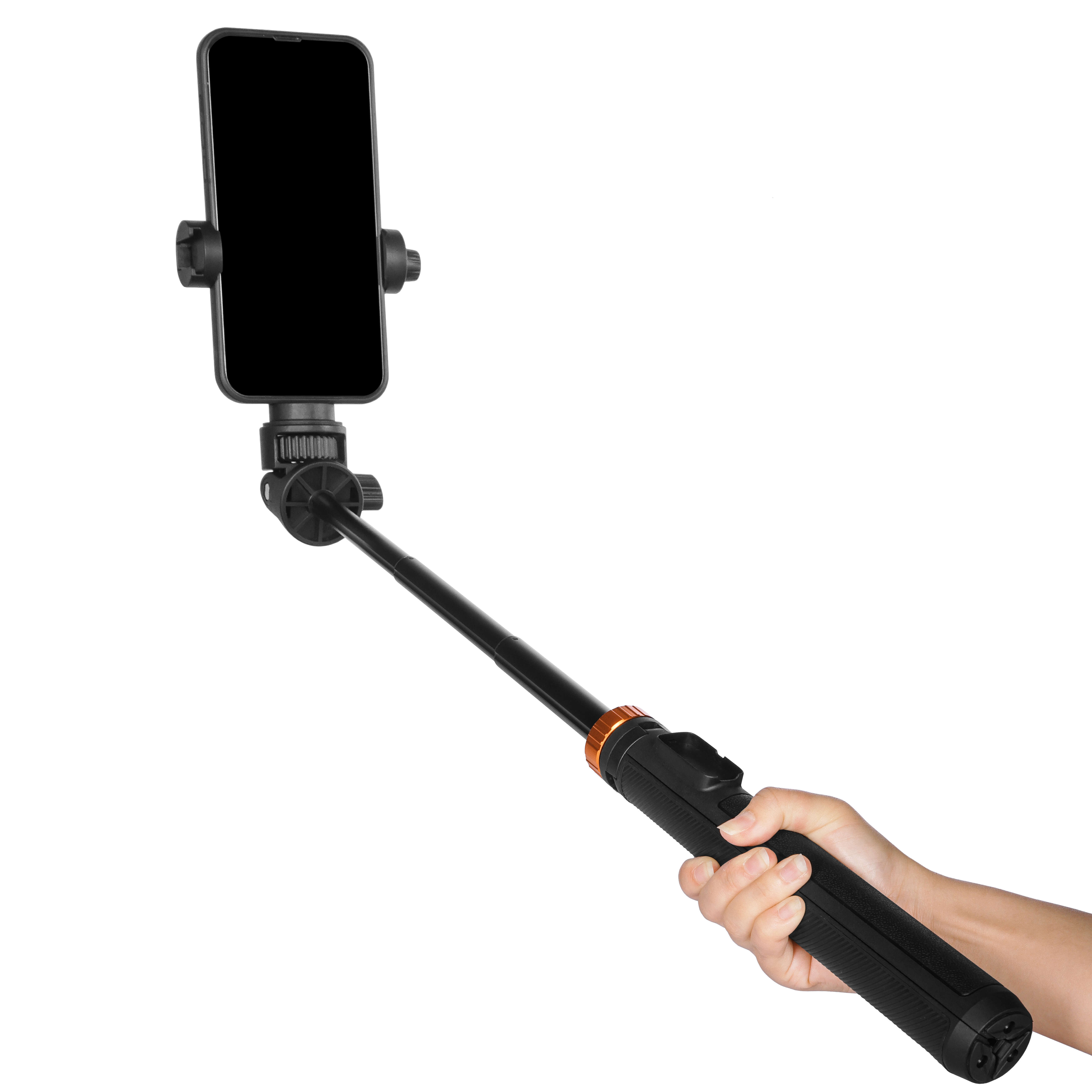 Kingjoy M080 Folding Wireless Remote Mobile Phone Mini Pocket Monopod Selfie Stick Tripod for iPhone Android