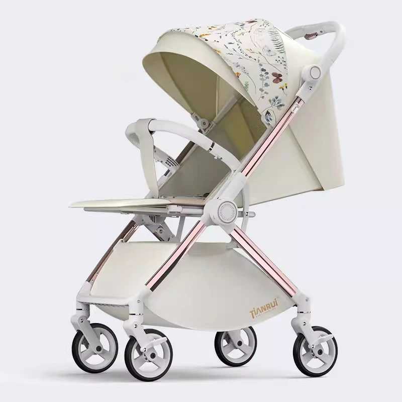 Multi functional panoramic baby stroller provides your baby with the most comfortable travel experience Z250319