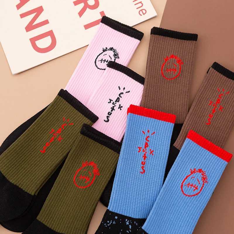 Mens SOCKS Skate New BLACK Crew SOCKS Fashion Bandanas Funny Streetwear Hip Hop 27 Style Mens Gifts X250319