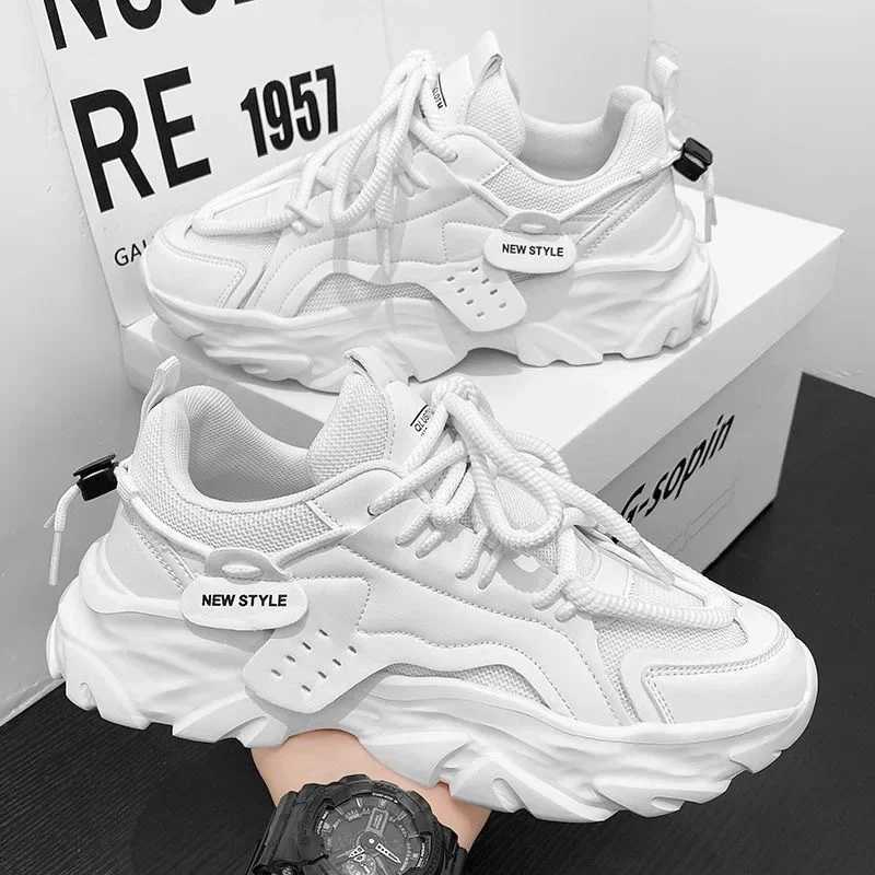 Fashion Men Casual Shoes Hot-selling Mens Platform Sneakers Cfortable Breathable Hard Wearing Men Running Shoes Tenis Hbres Z250319
