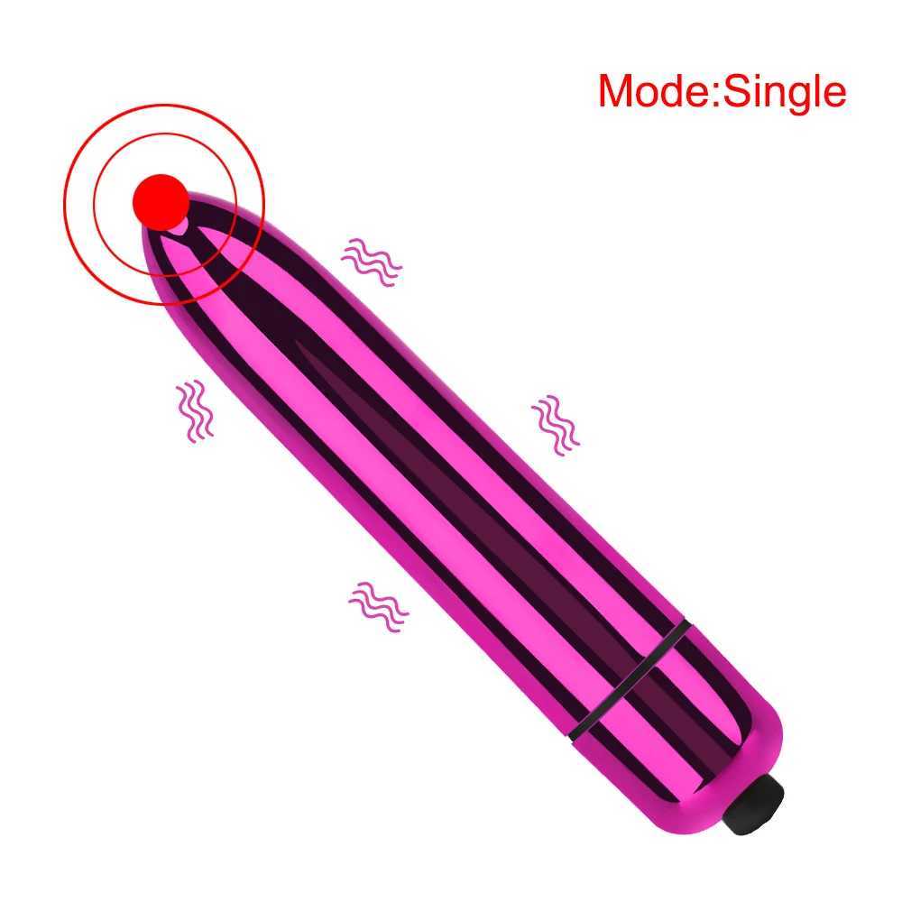 IKOKY Mini Bullet Vibrator G-spot Portable Climax Massager Clitoris Stimulator Sex Toys for Women AV Stick Sex Shop W250319