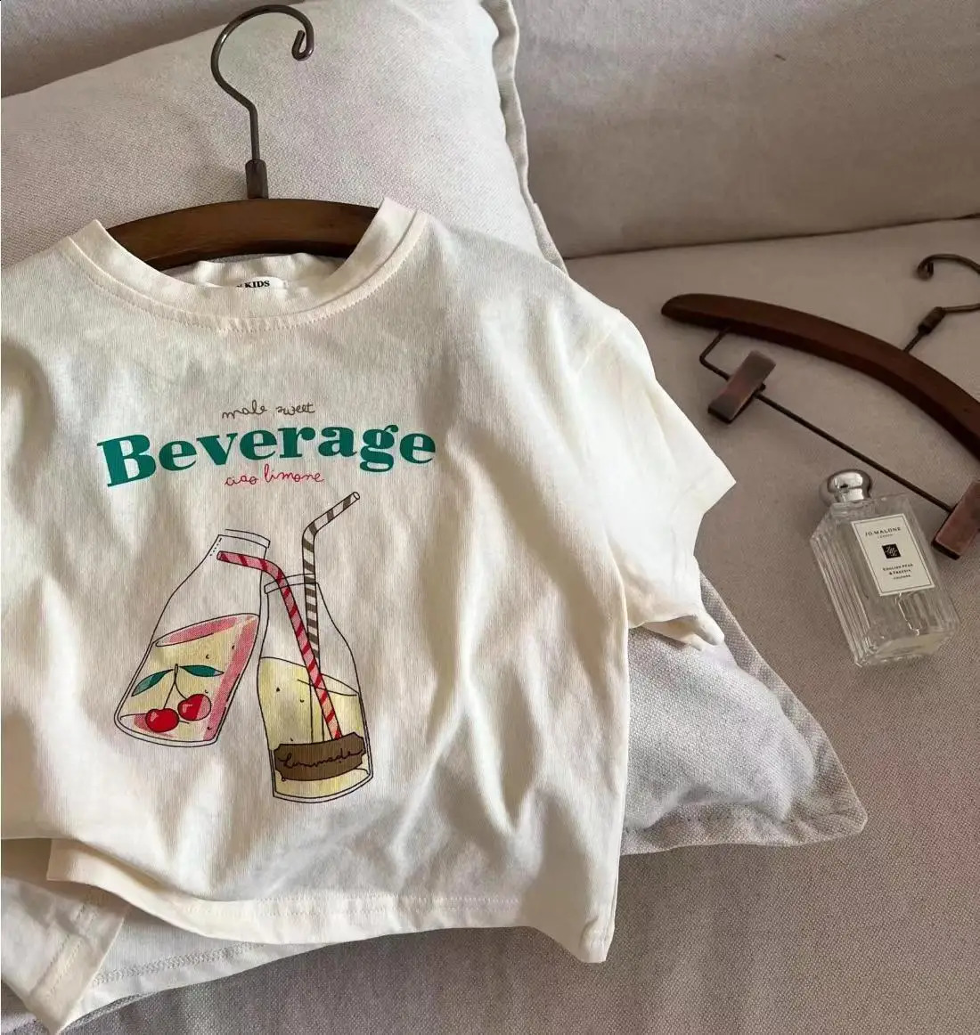 Child Pure Cotton Short Sleeve Tops Cartoon Print Pullover Shirt Kids Summer Fashion Casual Sports Loose Crew Neck Tees 250319