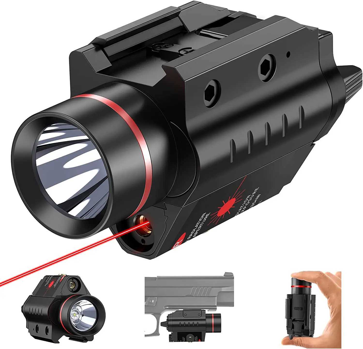 Laser light combination red dot laser vision combination integrated laser flashing light laser vision X250319