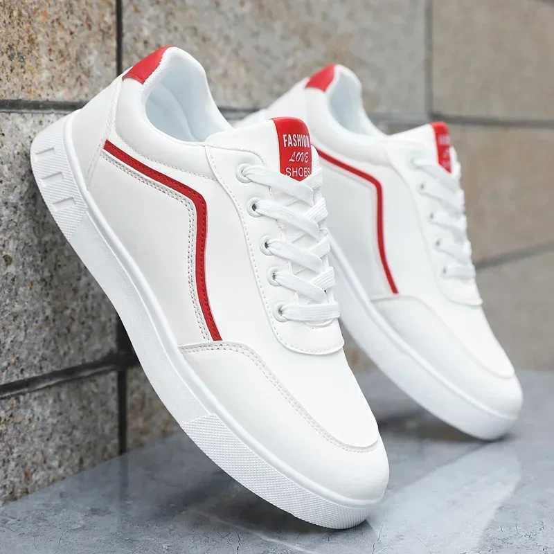 High Quality Mens Leather Casual Sneakers Comfortable Man Classic White Shoes Outdoor Walking Shoe Male Shoes Mens Shoes Z250319
